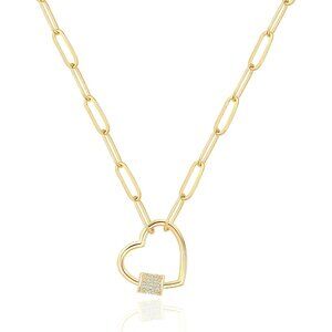 18K Gold Plated Moon Star Lion Evil Eye Love Heart Cross Pendant Necklace Medall